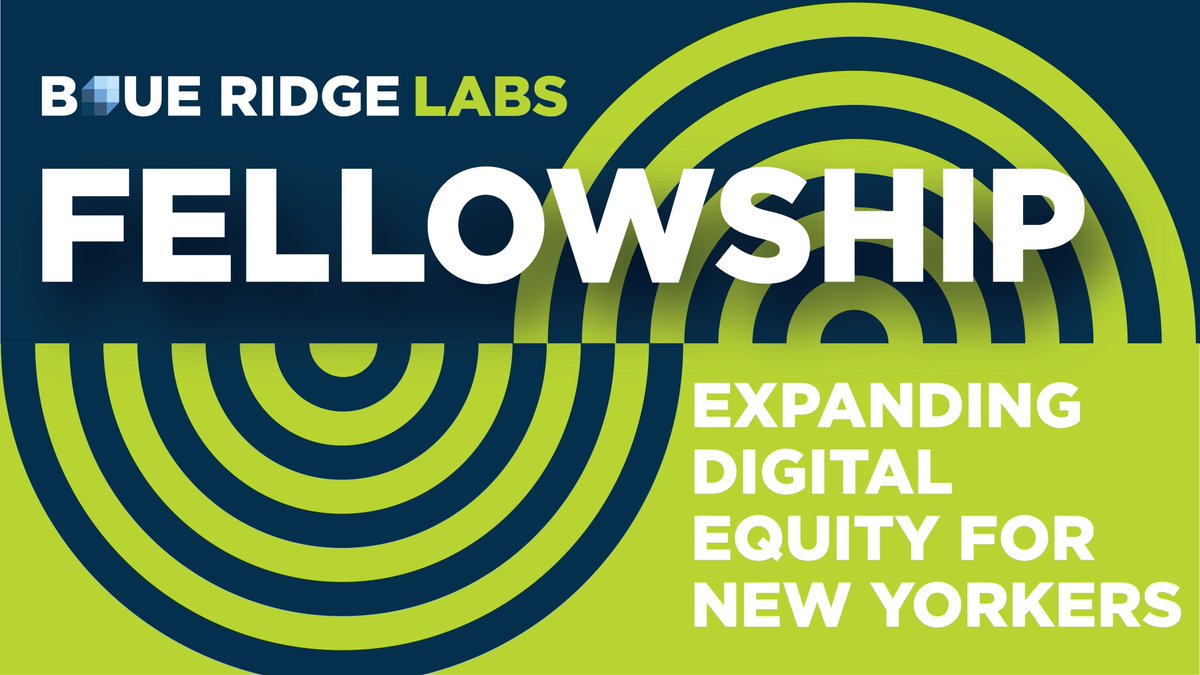 As our lives become more digitized, who gets left behind? This year’s <a href="/BlueRidgeLabs/">Blue Ridge Labs</a> Fellows will build technology to expand digital equity for all New Yorkers. 

Apply by 3.24: labs.robinhood.org/fellowship/

#techforsocialgood #socialinnovation #tech4good  #startup #design #engineer