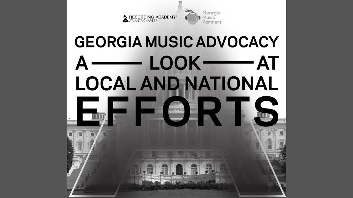 Join us and the <a href="/RecordingAcad/">GRAMMYS</a> National Advocacy office and the Atl chapter for a deep dive look at HB 1330, a critically important update to the Georgia Music Investment Act on March 3 at 5PM ET. Register here: bit.ly/3tdkNnp #GeorgiaMusic  🍑