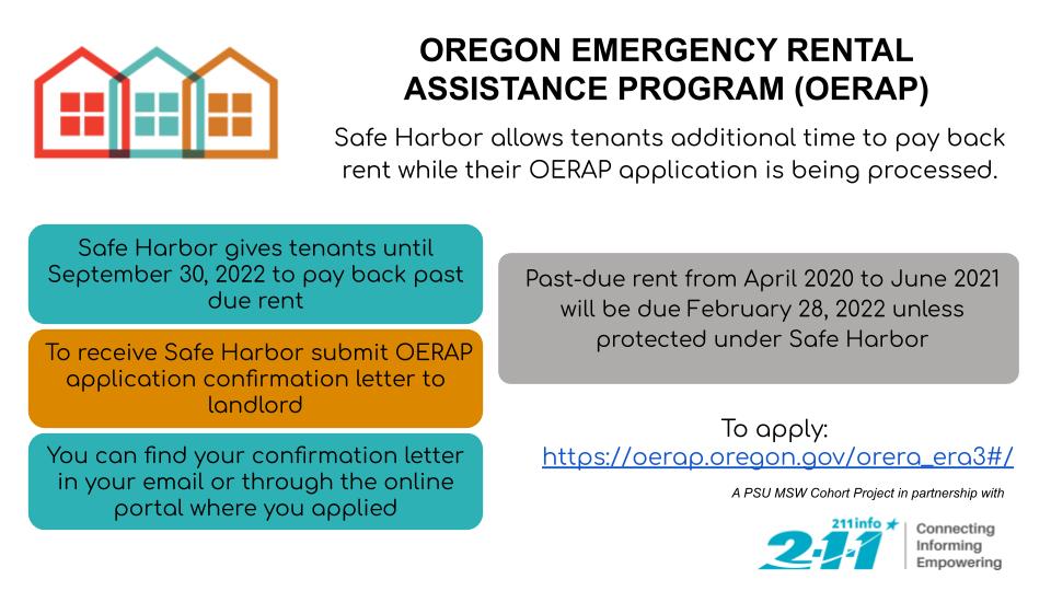 oregon rental assistance timeline Winford Comstock