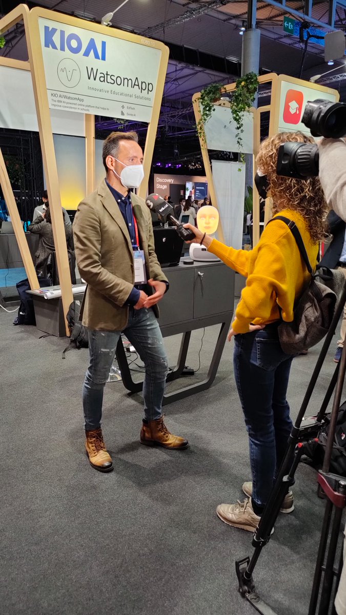 WatsomApp (@watsomapp) on Twitter photo We are at #MWC22 🎉🎉!! Sharing info about our platform in order to improve cohexistence at schools by prevention and detection of #bullying
We also talk about #emotionalIntelligence
And we have #Furhat helping us too!!
😀😀
<a href="/furhatrobotics/">Furhat Robotics</a> <a href="/IBM_ES/">IBM España</a> We are at #MWC22 🎉🎉!! Sharing info about our platform in order to improve cohexistence at schools by prevention and detection of #bullying
We also talk about #emotionalIntelligence
And we have #Furhat helping us too!!
😀😀
<a href="/furhatrobotics/">Furhat Robotics</a> <a href="/IBM_ES/">IBM España</a>