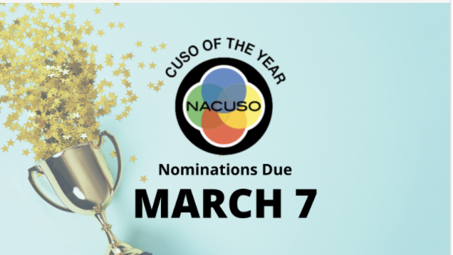 NACUSO's tweet photo. Help us recognize #CUSOs who are making a difference by submitting your #nomination for the 2022 CUSO of the Year Awards!  
Find out more or make your submissions here - https://t.co/NZLG3SVTUc******
#nacusonetwork #CUSOoftheYearAwards https://t.co/1wGdqJ96ga