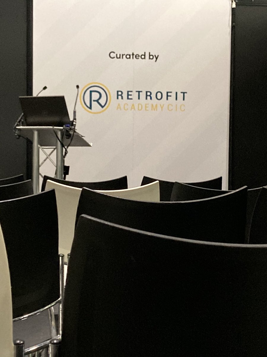 retrofitacademy's tweet photo. We are setup and ready to welcome you all to @FuturebuildNow. Safe travels everyone. #futurebuild2022 #WHRZ https://t.co/ZUXWlkIBrf
