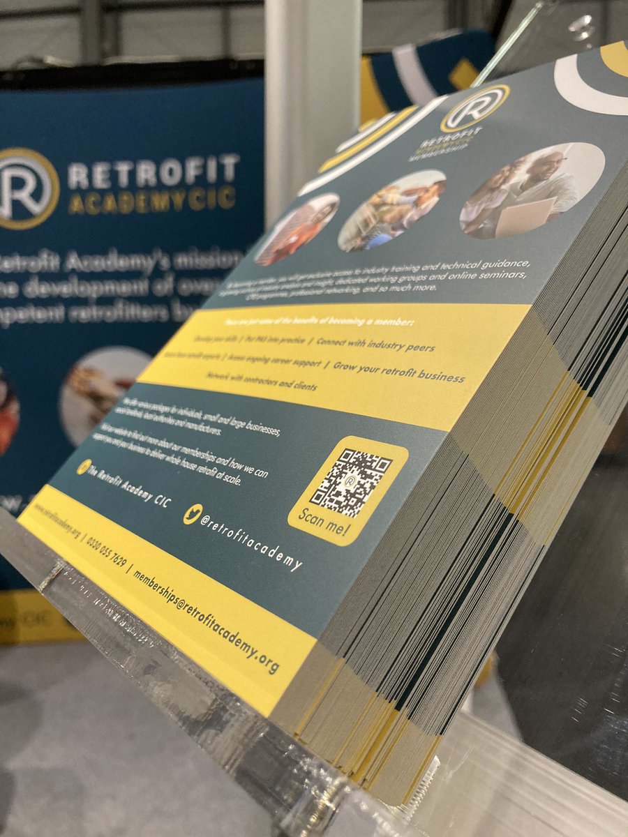 retrofitacademy's tweet photo. We are setup and ready to welcome you all to @FuturebuildNow. Safe travels everyone. #futurebuild2022 #WHRZ https://t.co/ZUXWlkIBrf