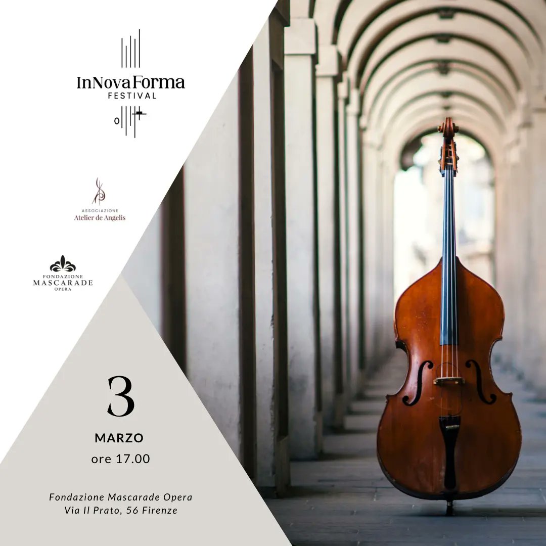 Giovedì 3 marzo ore 17,00 presentazione della nuova edizione festival #InNovaForma con #mascaradeopera