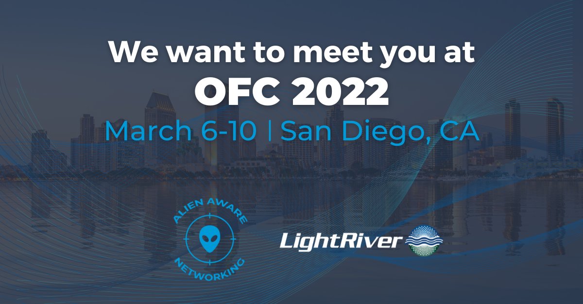 LightRiver_Co's tweet photo. Who else is headed to San Diego this weekend for #OFC22? LightRiver wants to meet with you! Contact us to schedule time with our team: https://t.co/DKdI8zZnAc https://t.co/mz01HyiSmf