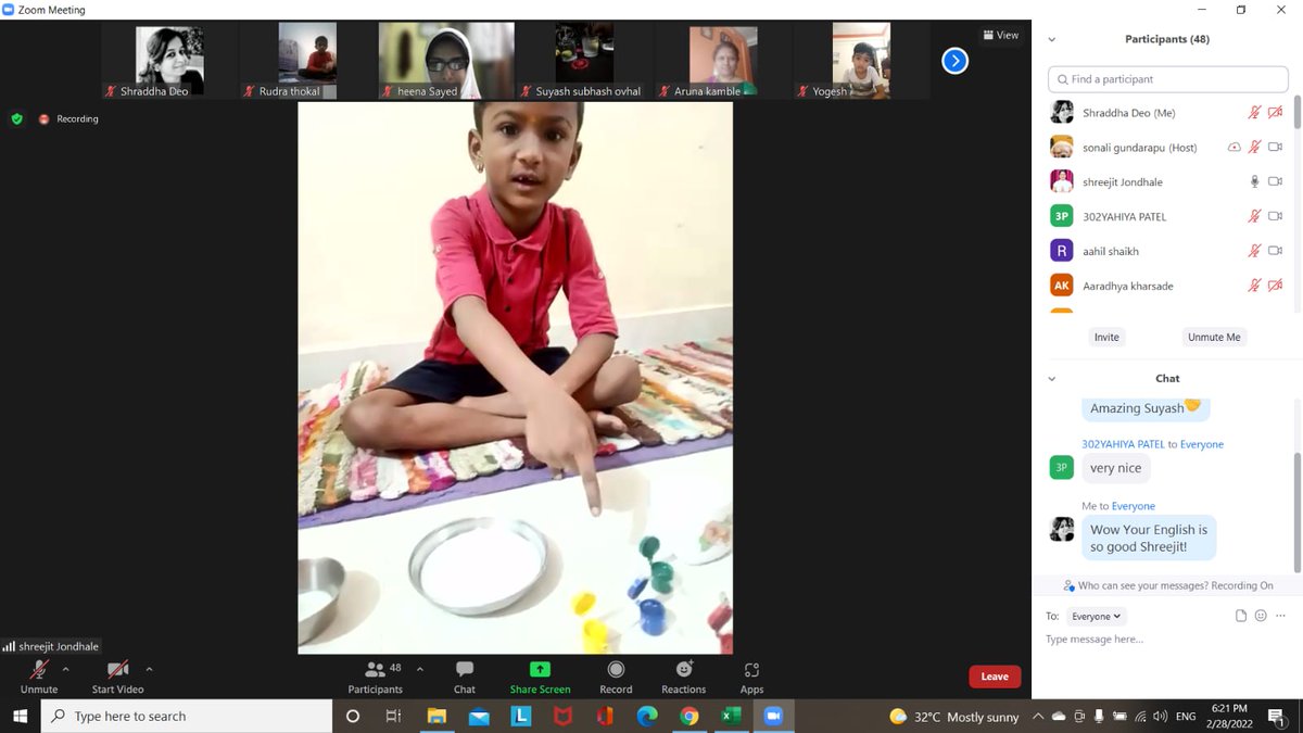 Today, at #SNEHCommunitypreschools, students celebrated #NationalScienceDay by demonstrating Live Science Projects with the help of SNEH Teachers &amp; parents. Students demonstrated various science experiments such as Solar System, Galaxy, human body functions to name a few.