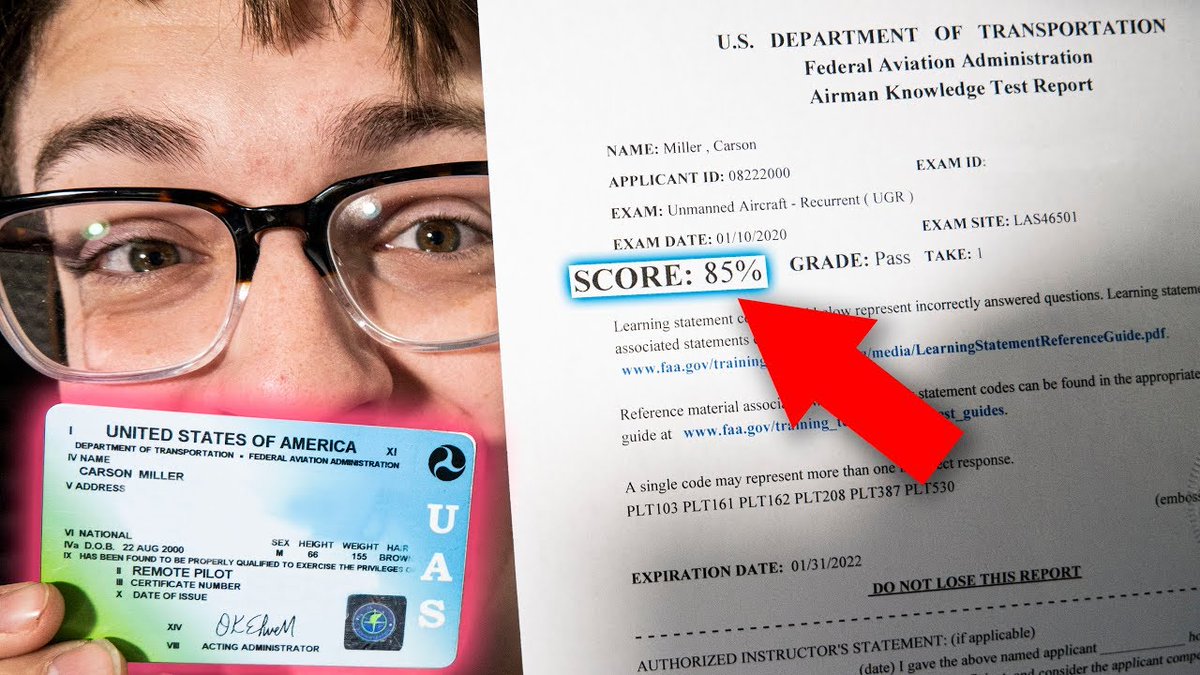 DroneAviate's tweet photo. While anyone can pass the Part 107 exam, it’s not always as easy as you might think. Some aspiring professional remote pilots get lulled into a false sense of security by thinking they can memorize answers from Part 107 practice tests and easily pass. https://t.co/jL2RlWCQ6Y https://t.co/l87ZJ4pgwH