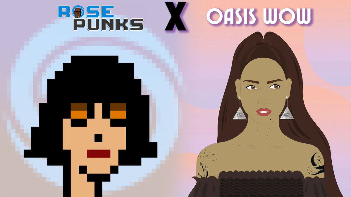 Rose_Punks's tweet image. ⚡Happy to announce our collab giveaway with @WomenOasis

Prizes:
-1 Rose Punk NFT
-1 Oasis WoW NFT

To enter:
1️⃣Follow @Rose_Punks &amp;amp; @WomenOasis
2️⃣Like &amp;amp; RT
3⃣Tag Friends(MORE TAGS = MORE ENTRIES)

Good luck @everyone. The winner will be chosen in 2 Days.