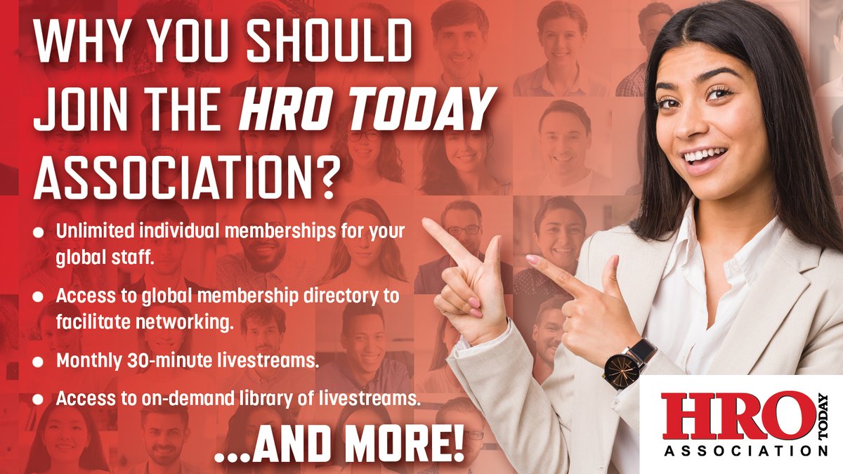 Join the #HROToday Association and gain access to a standard-setting #HR network! A corporate membership grants your entire team access to professional opportunities and career advancement. Learn more: bit.ly/3vw1Yid