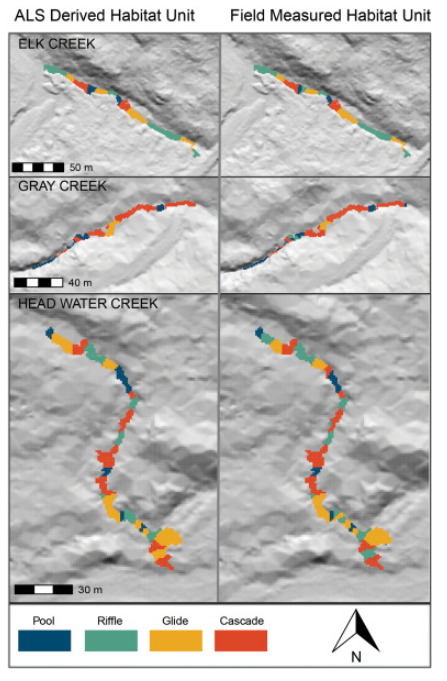 📢NEW PAPER! Characterizing stream morphological features important for fish habitat using airborne laser scanning data

📖: doi.org/10.1016/j.rse.…

<a href="/Spennydk/">Spencer Dakin Kuiper</a> <a href="/PiotrTompalski/">Piotr Tompalski</a> <a href="/Joanne_C_White/">Dr. Joanne C. White</a> 

#LiDAR #StreamMorphology #FishHabitat #Riparian #Forestry
