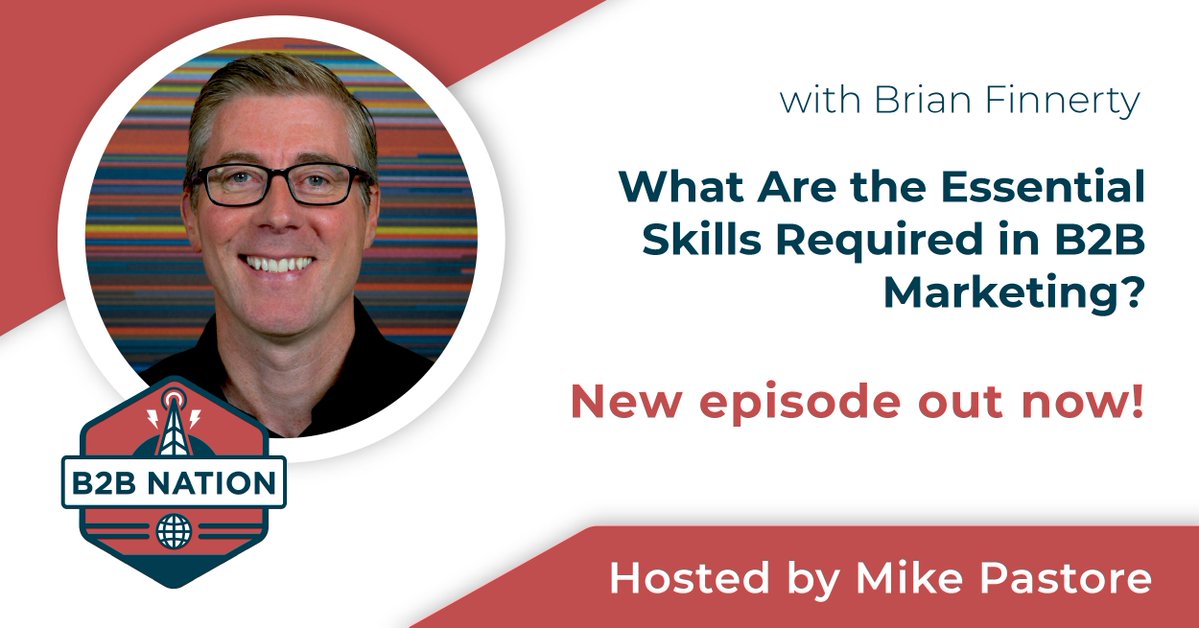 udacity's tweet image. Our very own Brian Finnerty recently joined @Technology_Adv to share what the essential skills are for today&apos;s B2B marketers. Tune in to hear his insight on the most &quot;underrated&quot; marketing skill. 

Listen today! Available everywhere: bit.ly/3BMZw83