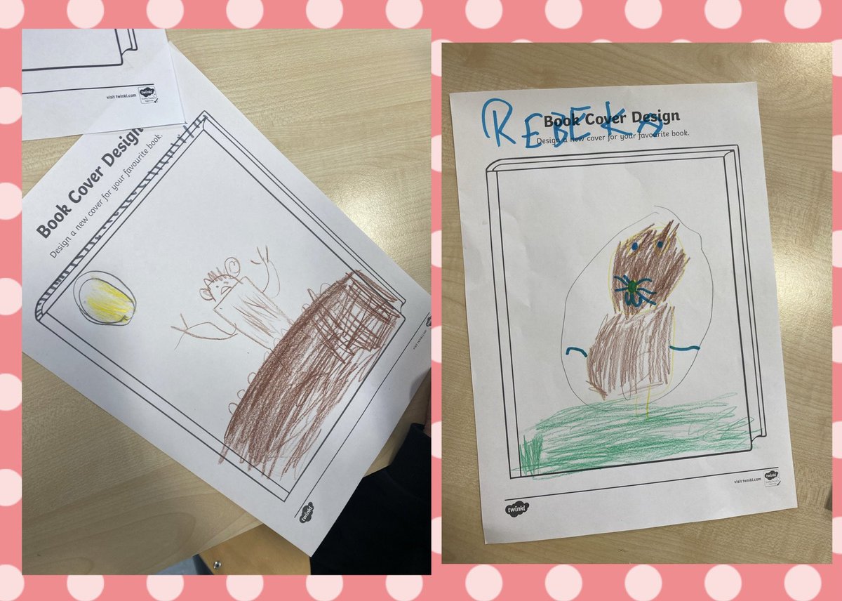 MrsFaryma's tweet photo. After listening to the story Weโre Going on a Bear Hunt ๐ป we designed new front covers for the book๐ They turned out great! #SeatonReads #LiteracyWeek2022 @MichaelRosenYes @school_seaton https://t.co/Wjxq5MN00K