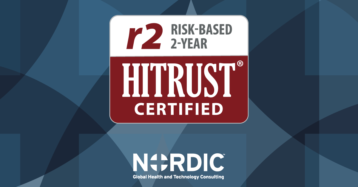 Nordic_Global's tweet photo. Capping off 12 months of hard work and dedication, Nordic is proud to achieve the gold standard in healthcare data protection, achieving HITRUST certification for its platform hosted in the Microsoft Azure Cloud platform and its global headquarters in Madison, WI. #cybersecurity https://t.co/enSyRI6PUv