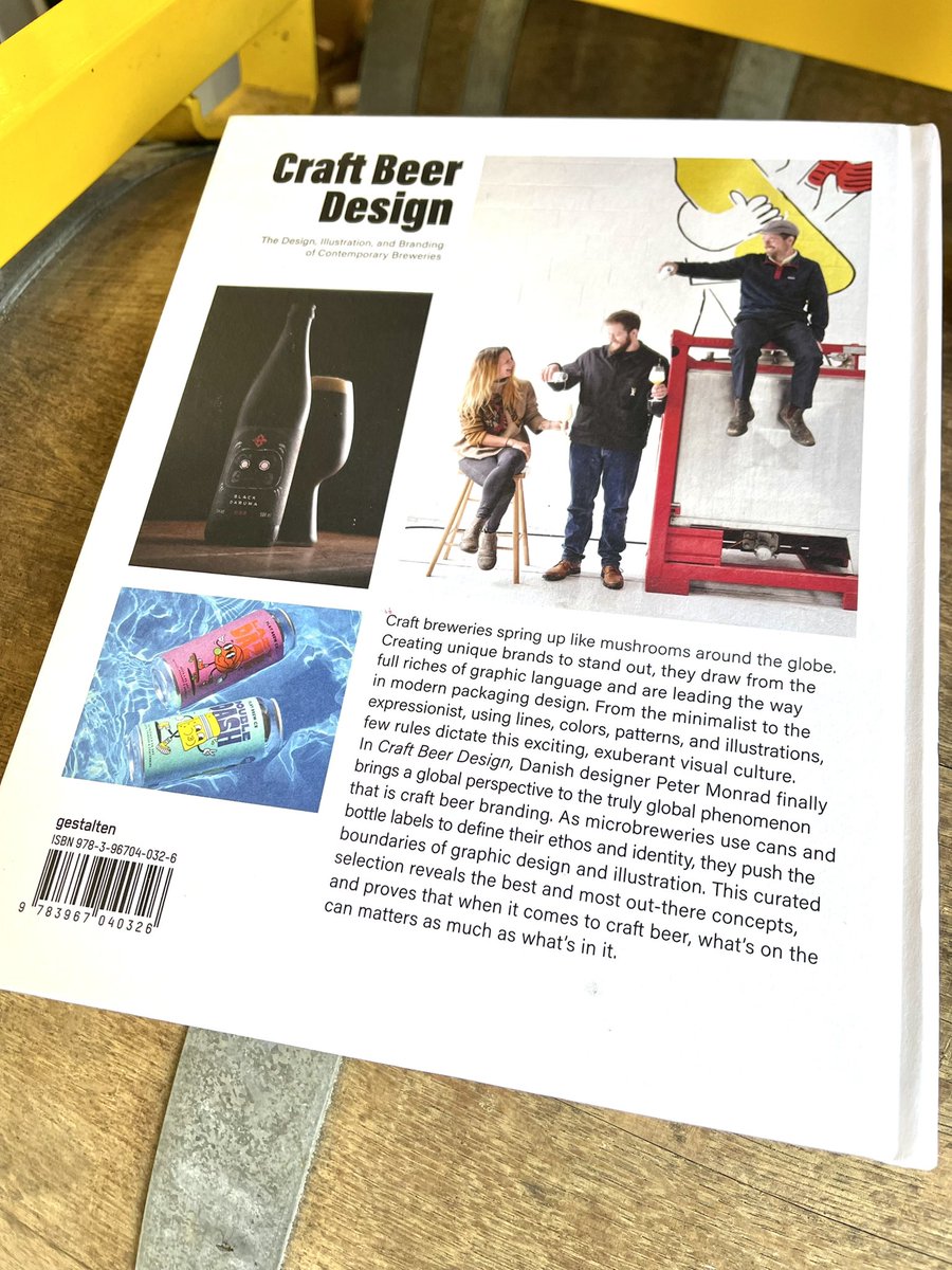 We famous! Thank you so much to @gestaltennews and <a href="/petermonrad/">Peter Monrad</a> for featuring us in their beautiful new book Craft Beer Design 🙏