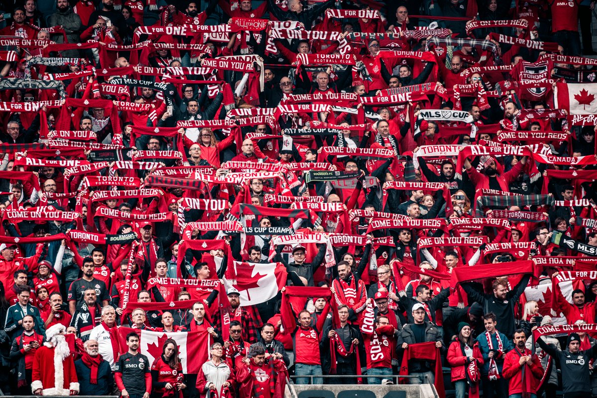 TorontoFC's tweet image. 🍁 Toronto, we're home!

Wanna join us for our return to @BMOField this Saturday?

1⃣ Follow @TorontoFC
2⃣ RT this post
3⃣ Reply with a photo of your favourite memory at a TFC match

🎟️🎟️ Three (3) winners will be selected for a pair of tickets each!