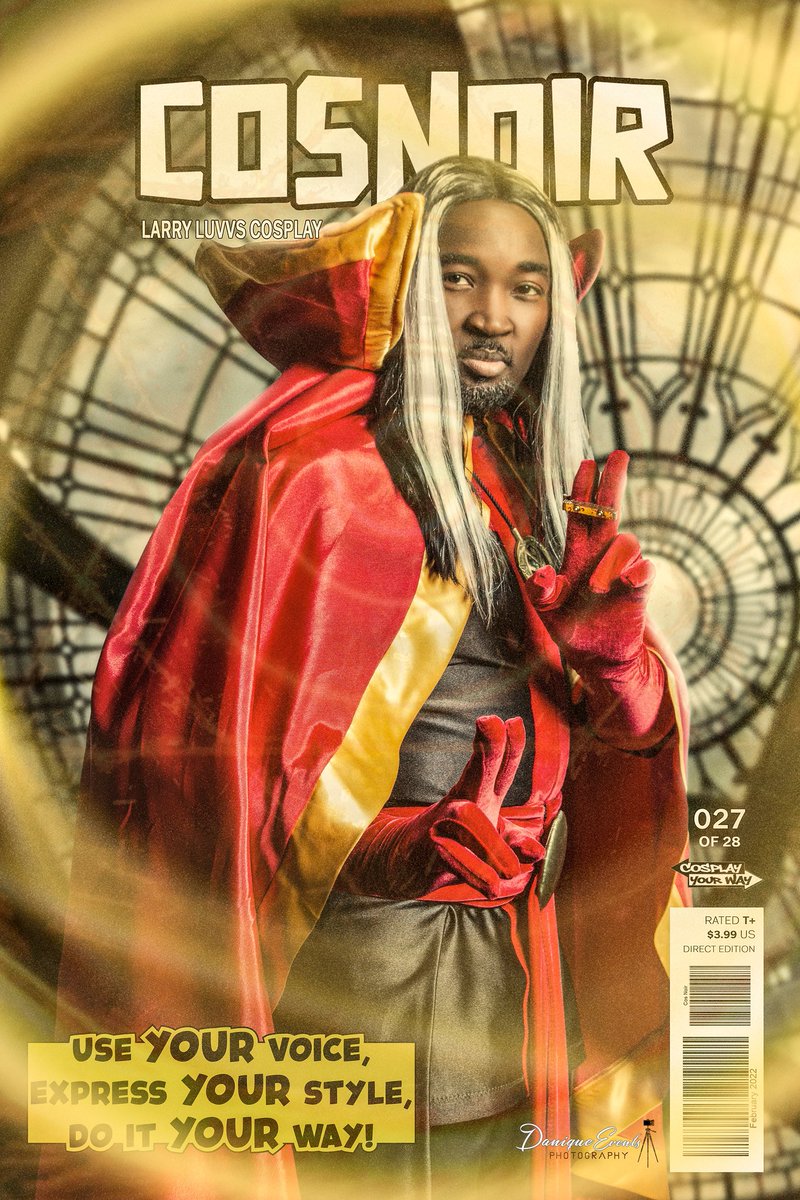 TWITTER

@Cosplay_YourWay #COSNOIR #SPOTLIGHT with:

#Cosplayer: @LarryLuvv1 
#Character: #DrStrange
📸: @DaniqueEvents  

Use YOUR voice, express YOUR style, do it YOUR way! 

#CosplayYourWay #Cosplay #NerdySexyCool #28DaysOfBlackCosplay #cosplaysexy #cosnoir #drstrangecosplay