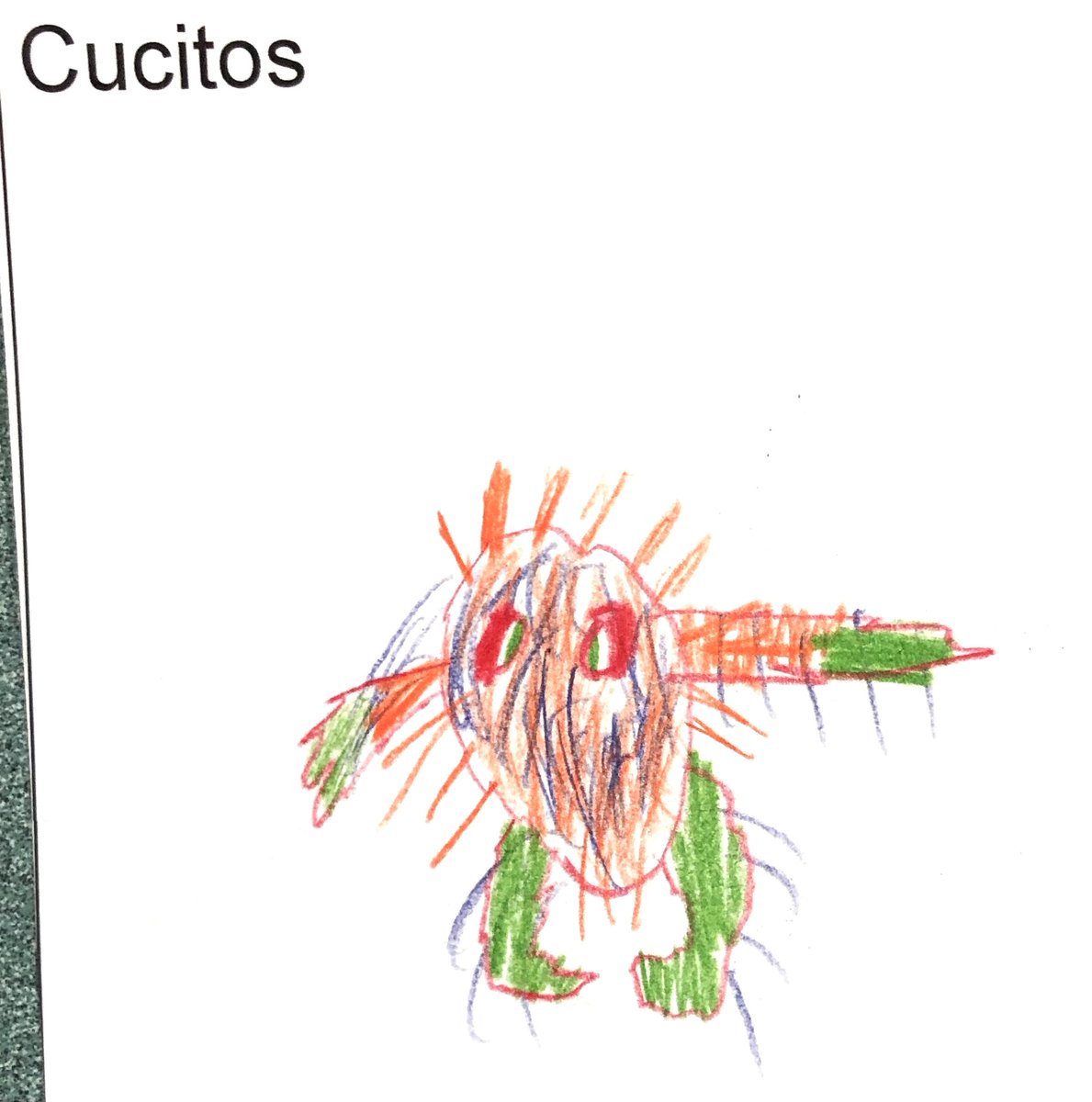 <a href="/FPGBilingue/">FPG Bilingüe</a> @JulianThePoet Third, our <a href="/FPGBilingue/">FPG Bilingüe</a> 4th/5th graders drew Cucitos: round, hairy monsters that do the bidding of El Cuco in El Bosque de las Tormentas! 🥥

#PilarRamirezAndTheEscapeFromZafa @JulianThePoet  <a href="/MacKidsBooks/">MacKids Books</a>