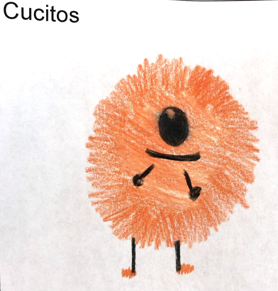 FPGBLibrary's tweet photo. @FPGBilingue @JulianThePoet Third, our @FPGBilingue 4th/5th graders drew Cucitos: round, hairy monsters that do the bidding of El Cuco in El Bosque de las Tormentas! 🥥

#PilarRamirezAndTheEscapeFromZafa @JulianThePoet  @MacKidsBooks https://t.co/yLDPKTfXQF