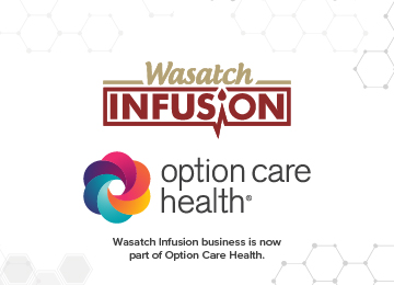 wasatchinfusion's tweet photo. Did you know that Wasatch Infusion business is now part of Option Care Health? Your care and service doesn’t change with the logo. Rest assured, we will still put our #patientsfirst with our clinical excellence and broad access to infusion therapy. #optioncarehealth #ivtherapy https://t.co/D8vxgyVuCi