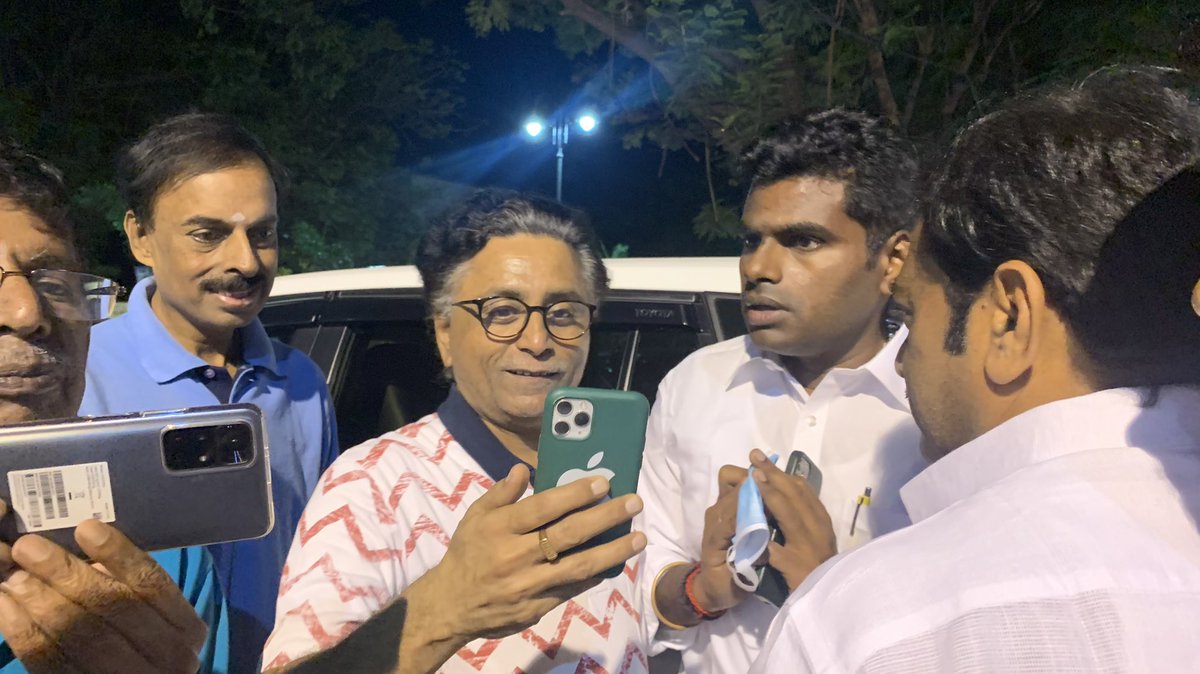 nshankar01's tweet photo. Very fortunate to meet the most dynamic and charismatic leader we have in Tamilnadu today..  Sri @annamalai_k ji  @BJP4TamilNadu https://t.co/o1vg3mtGeG