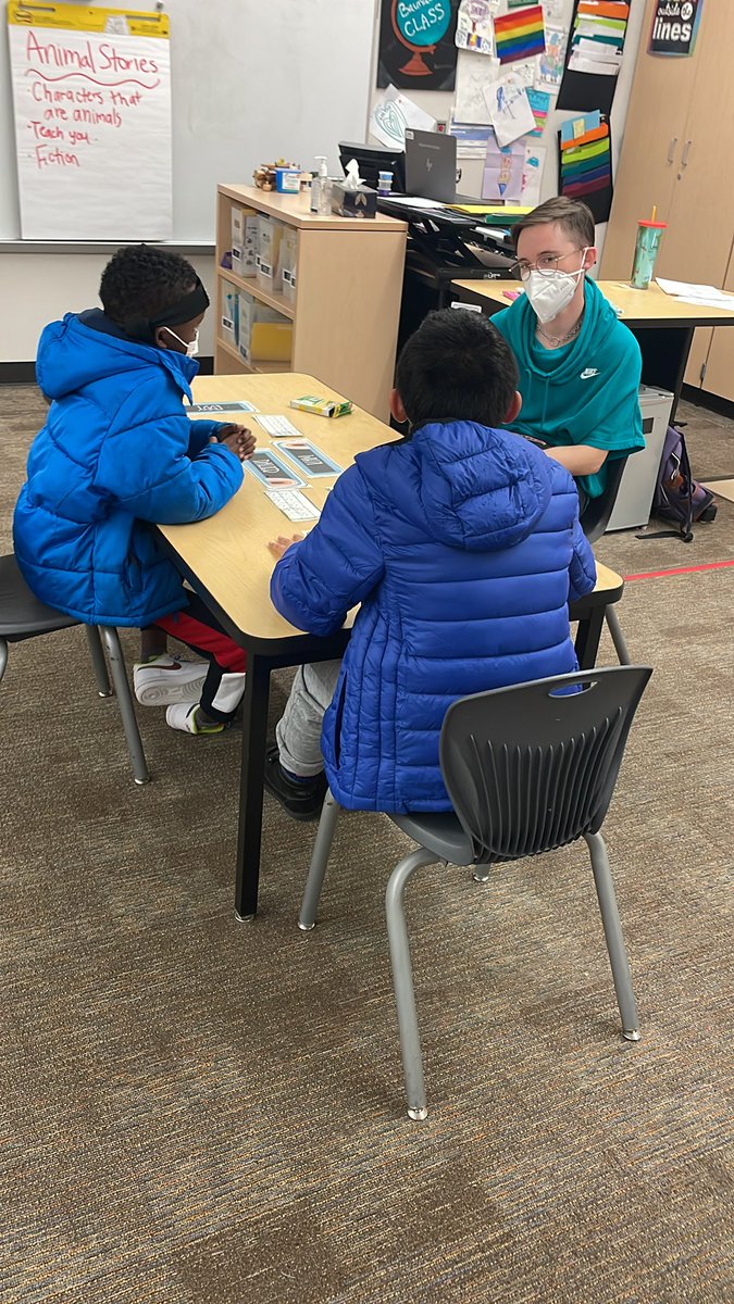 MsBaunach's tweet photo. Small groups based around student choice will forever be one of my favorite inclusion strategies! These students all wanted to work on their fact fluency, so I partnered them up and created stations to practice! https://t.co/AodSGrg9EW