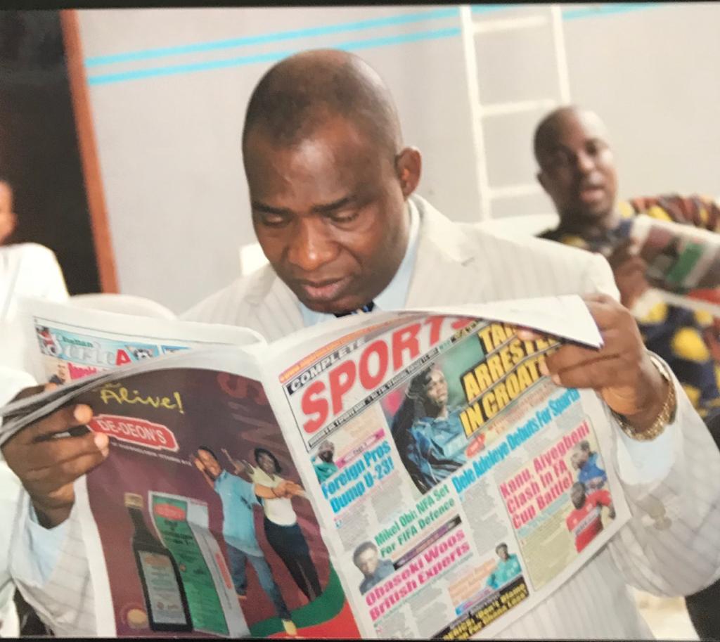 Dr. Emmanuel Sunny Ojeagbase, founder and executive chairman of Complete Communications Limited, publishers of Complete Sports newspapers, SuccessDigest and other online publications, has passed on to Glory.

#completesports 

Retweet if you have read complete sports before .