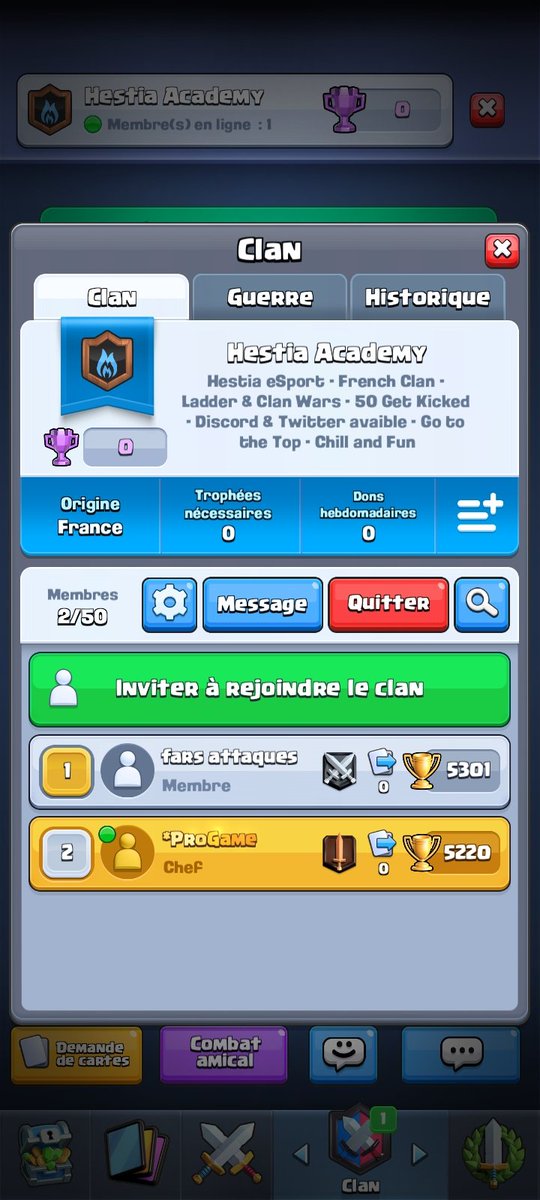 The 2nd Clan is Open everyone can join !