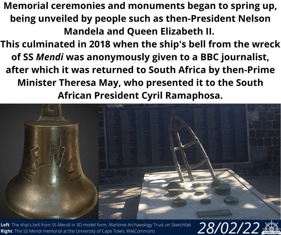 For our final February #WreckOfTheMonth feature, we cover the legacy of SS Mendi and the return of its bell. 
View the SS Mendi bell in 3D and read a bit more about it here:
ow.ly/zVwR50I64Cv 
#WW1 #Maritime #History #Heritage #IsleOfWight #Shipwreck <a href="/maritimetrust/">Maritime Archaeology</a>