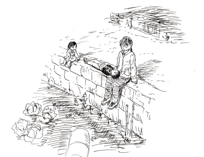 昨日は天気が良かったので、
保育園帰りに近所を散歩して、
ひなたぼっこをしました。

ぽかぽかで気持ちがよかったです。 