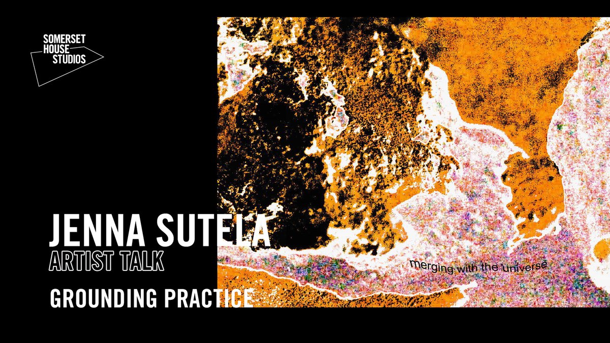 SomersetHouse's tweet photo. Tonight at 18.00 GMTโ , artist @jennasutela presents an online artist talk about her ongoing artistic research on biological & computational systems.โ
Part of @sh_studios_'s #GroundingPractice programme.โ
โ
Watch: https://t.co/VBJJxZO5j0 https://t.co/6aIGrUTKdq