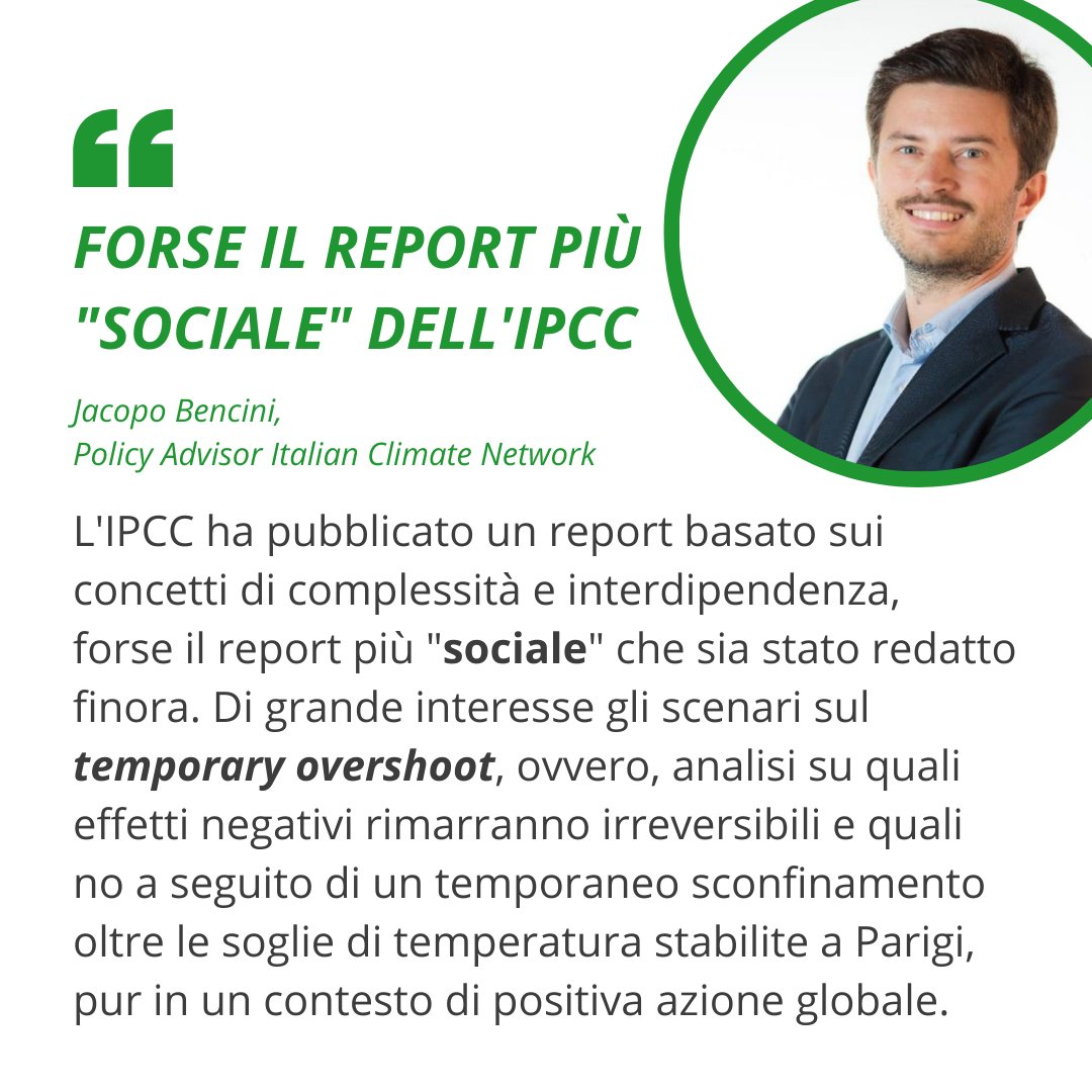 ItalianClimate's tweet photo. Secondo il nostro Policy Advisor @JacopoBencini siamo probabilmente di fronte al report più sociale che l'IPCC abbia redatto finora.
#ItalianClimateNetwork
#ipcc #IPCCreport #ClimateReport https://t.co/62DdJGCMUj