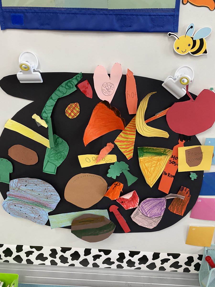 Bring what you’ve got, put it in the pot! We made “Stone Soup” on Friday. This fairytale is all about sharing and how one small action can make a ripple effect. A little goes a long way! We all contributed to our class Stone Soup and wrote recipes! 🥕🍅 @DCEtrailblazers