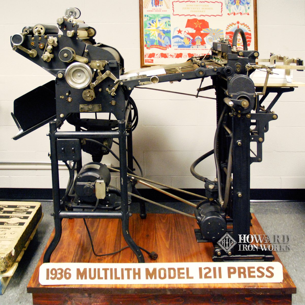 HowardIronWorks's tweet image. Shining a light on a formidable name from the past – Addressograph-Multigraph Company, later changed to AM International. At @HowardIronWorks , AMI is represented by several fine examples of the early models restored by the late Al Jenkins. #printinghistory #duplicator #Multi