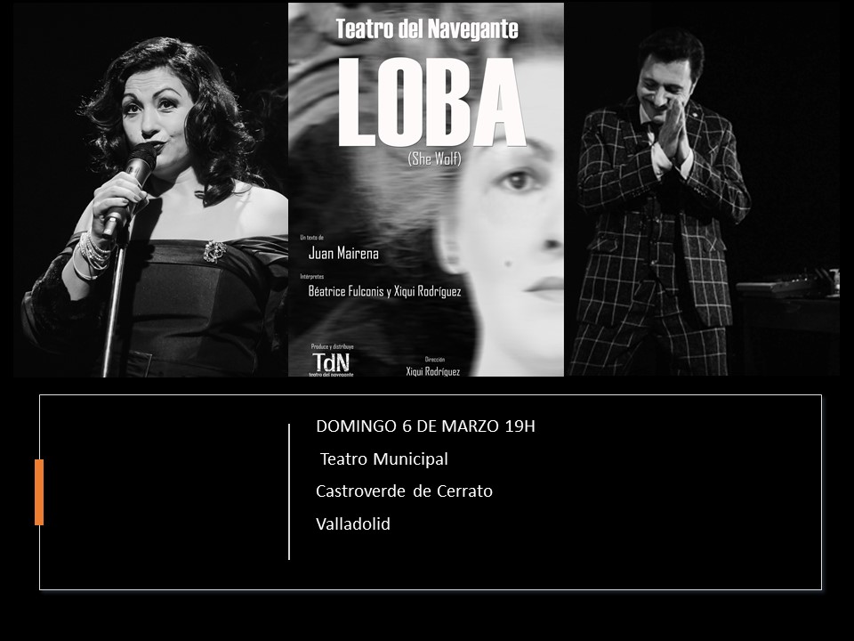 TdelNavegante's tweet photo. Comenzamos el mes de marzo en Castroverde de Cerrato con LOBA (She Wolf) de @Mairena_Juan 
¡OS ESPERAMOS!
@LOBA_teatro @XiquiRP @REscudero_Actor @imagiatv_ 
#lobashewolf #teatrodelnavegante https://t.co/h2pHj84unF