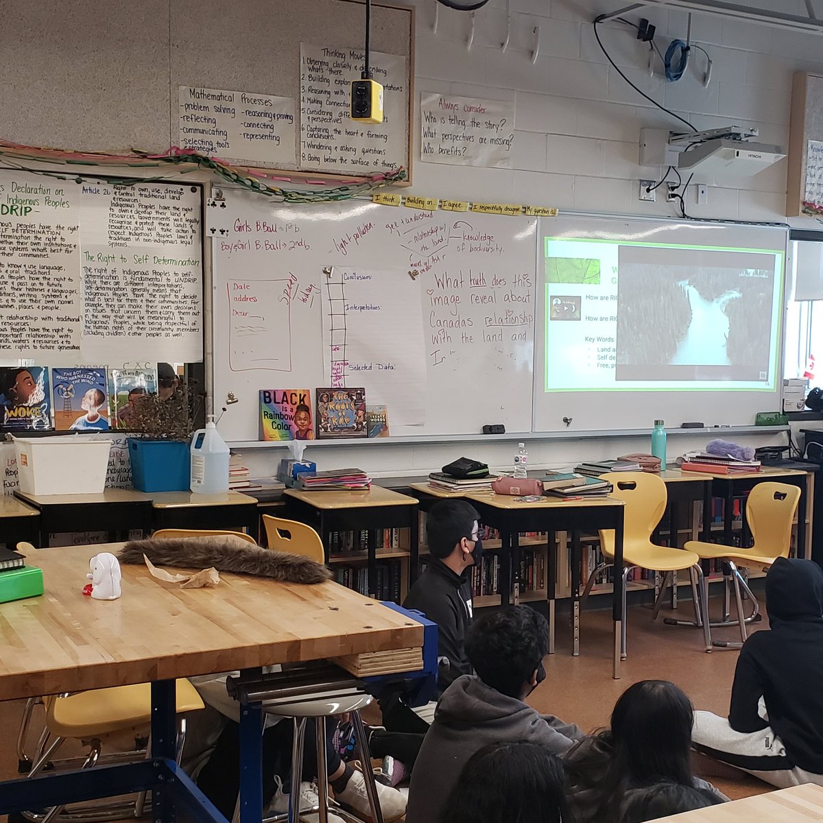 The ongoing #Treatyeducation and work on #UNDRIP is evident in student thinking <a href="/DesmondHDSB/">Viola Desmond Public School</a> <a href="/spattersonhdsb/">Sarah Patterson</a> @Ms_Crawford71 Thank you for having us! <a href="/vanderwalc/">Christine Vanderwal</a>