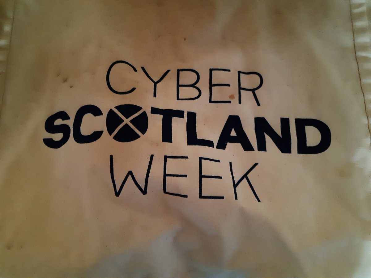 DownesSg's tweet image. A well used momento from years gone by! #cyberscotlandweek2022  #CSW22 #CSW2022