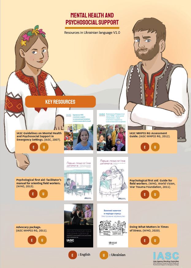 Conflict and war have significant impact on #mentalhealth. Availability of mental health &amp; psychosocial support is crucial in such distressing times.
#MHPSS resources are available in Ukrainian language ->
interagencystandingcommittee.org/iasc-reference… #Ukraine 🇺🇦 #Ukraineecrisis
Don't forget to share!