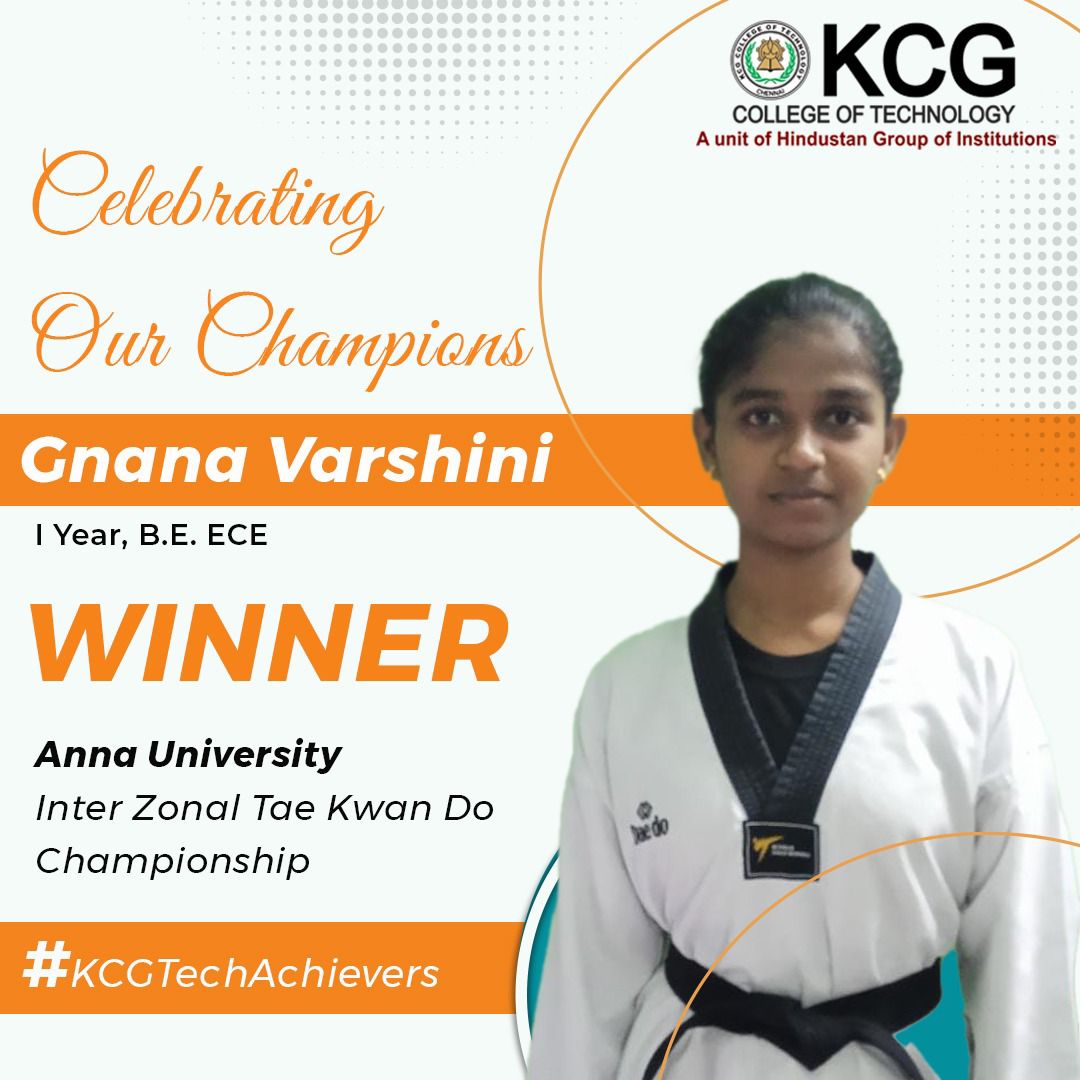 KCGSH2's tweet photo. We are proud &amp; excited to announce that 3 of our KCG Tech Sports Scholarship recipients have won the Gold Medal at the Inter-Zonal Championships held by Anna University, wishing them the best for all their future endeavors
#KCGCollege @KCGtechnology https://t.co/nj15CzCk1F