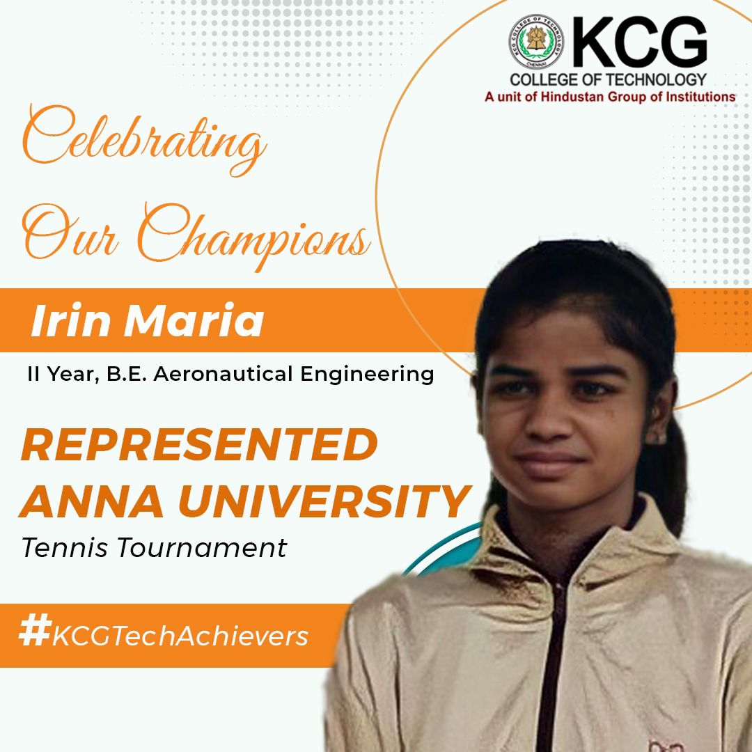 KCGSH2's tweet photo. We are proud &amp; excited to announce that 3 of our KCG Tech Sports Scholarship recipients have won the Gold Medal at the Inter-Zonal Championships held by Anna University, wishing them the best for all their future endeavors
#KCGCollege @KCGtechnology https://t.co/nj15CzCk1F