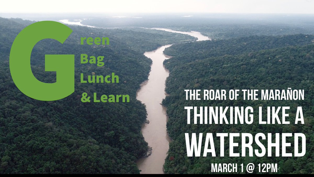 CEFF's tweet image. DYK? We have two Green Bag Lunch &amp;amp; Learns scheduled during #CEFF2022! Tomorrow, join us for The Roar of the Marañón: Thinking Like a Watershed. Thursday, March 3, join for an expert panel discussing Our Shared Water Future. Go to ceff.net for more info.