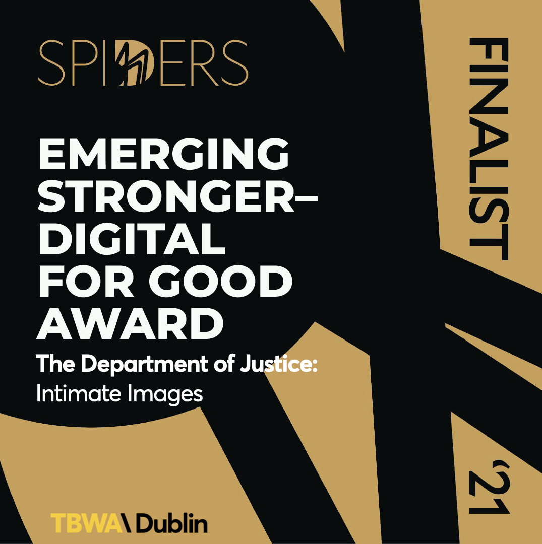 We're delighted to have been shortlisted for 4 <a href="/spiderawards/">The Spiders</a> for our work on <a href="/SuperValuIRL/">SuperValu Ireland</a> Christmas 'How will Deermuid fly back to Santa?'
and <a href="/DeptJusticeIRL/">Department of Justice, Home Affairs and Migration</a> 'Intimate Images' campaigns. It's going to be a great night... hopefully filled with lots of awards 🤞
#Spiders21 🕷