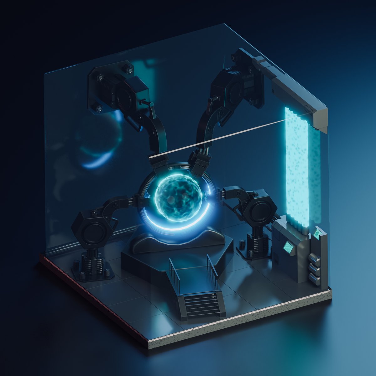 ProjectDarkEye's tweet image. The Machine - contained in a crystal-like box, made of an unknown material. Each Machine is a limited edition all-in-one pass to the DEYE-Universe. The longer it's held on to, the more value it generates.

👁️ 10 OG Role Giveaway (48h)
1⃣ Join discord.gg/projectdarkeye
2⃣ Follow+RT