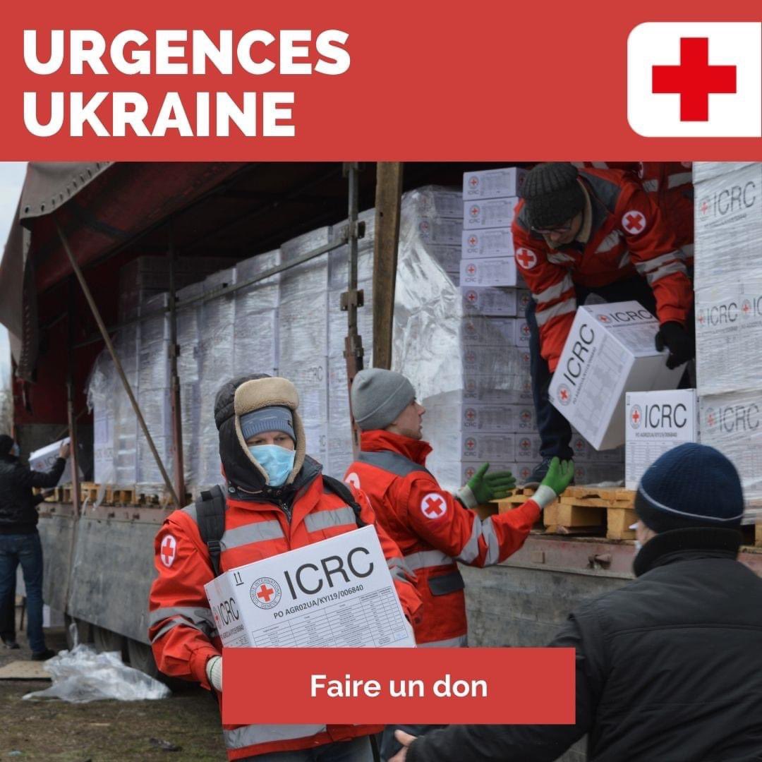 CroixRouge34's tweet photo. #Solidarité | 🇺🇦 La @CroixRouge lance un appel aux dons pour appuyer l’aide humanitaire et soutenir les actions des équipes @RedCrossUkraine qui soutiennent les populations touchées. Pour être en mesure de répondre aux besoins 👉 Faites un don : https://t.co/b4JCM4E0OZ https://t.co/sxrq8CipYE