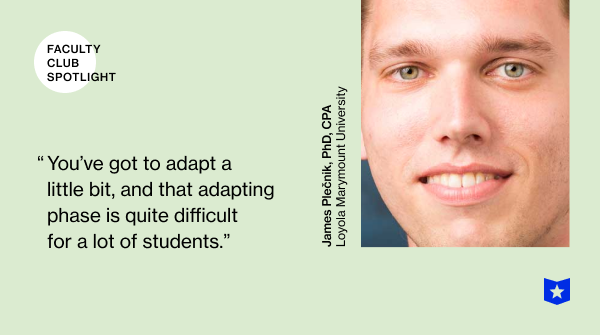 CourseHero's tweet photo. Dr. James Plečnik implemented a quiz-a-day approach that helps students reduce intimidation toward the lesson. Learn how he fosters a classroom environment that is discussion-heavy and collaboration-centered. #BestLesson #Highered https://t.co/nNU9LbxLC1 https://t.co/wqthU9aChZ