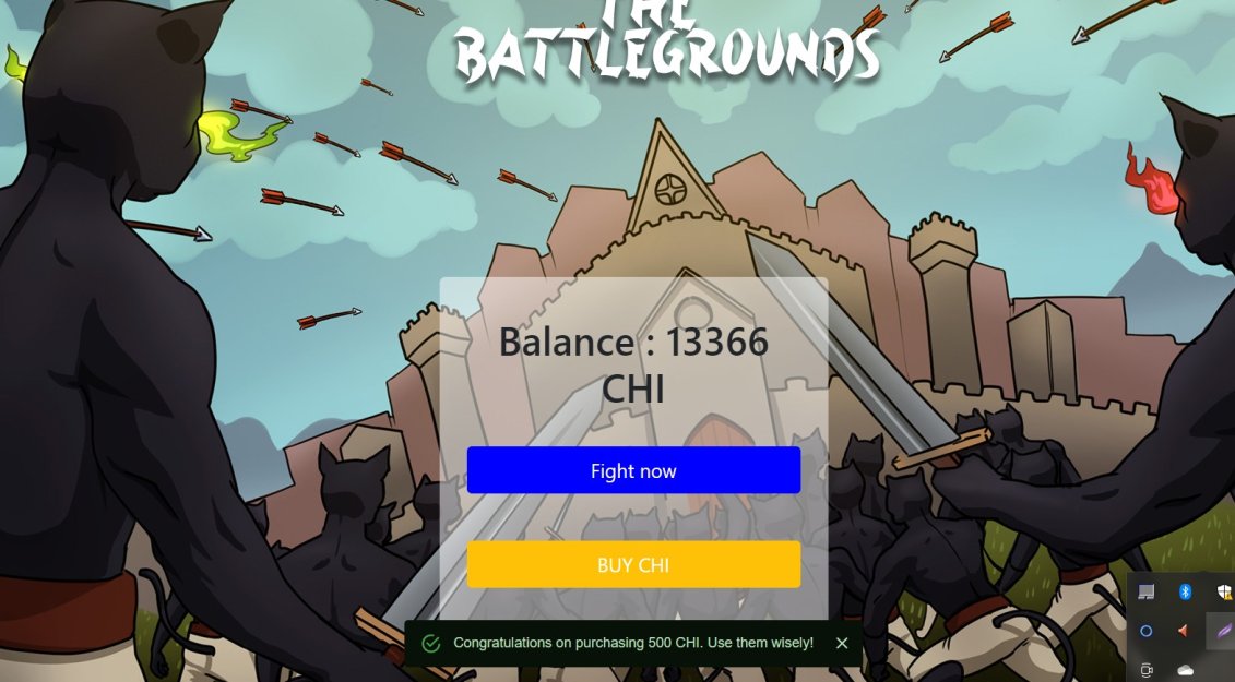 LaohuKingdomNFT's tweet photo. Are your Tigers bored and itching to fight Evils more often for that 25% chance to win .1 SOL? The King has opened a dispensary for all your CHI needs. Come on by and purchase 500 CHI for the low price of .03 SOL. May the odds be ever in your favor. https://t.co/7bqaKNp47l