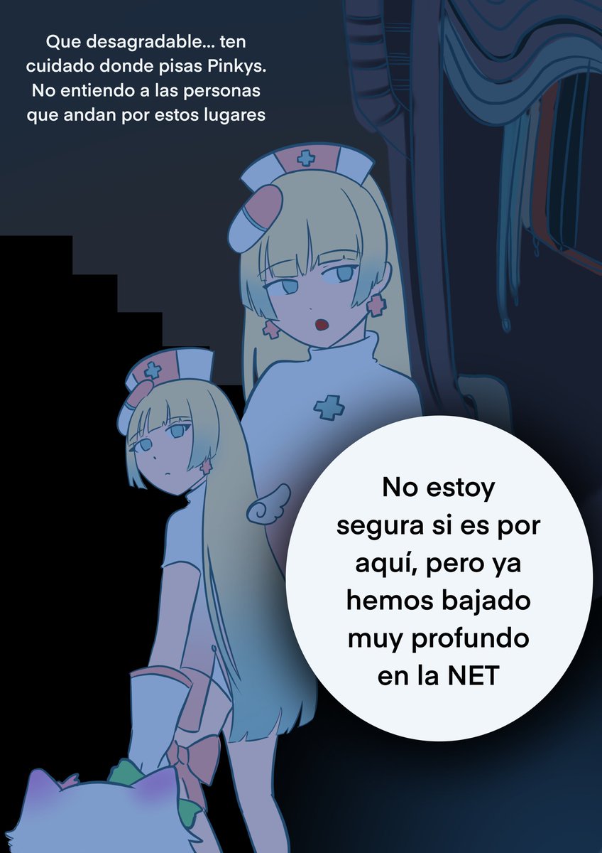 archive_angel's tweet photo. Comic "Desconexión Exitosa." #ClickOnPumpkin

-Parte 2.5-

Llegamos a un lugar desconocido y sospechoso, ¿verdad Pinkys? Pero parece que no habrá marcha atrás

Aquí tenemos la publicación semanal del comic, espero y lo disfrutes! #pumpkillust https://t.co/bodO1h24ha