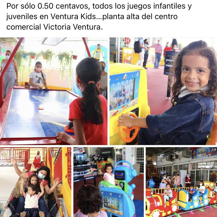 VVPQuevedo's tweet photo. #VenturaKids en #QUEVEDO - TODOS LOS JUEGOS A TAN SOLO $0.50ctvs ‼️

Terraza del Centro Comercial Victoria Ventura Plaza @VVPQuevedo https://t.co/6jHxt78WV1