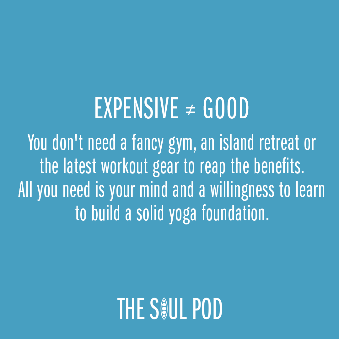 thesoulpod's tweet photo. Just show up to #yoga!

1. Start out slow but regular to transform a hobby into a habit.
2. Address a problem area to get the most out of your practice.
3. You don't need a fancy gym or gear to benefit, just your body + mind!

For more #mindfulness tips: https://t.co/GnkKltm3uI https://t.co/17aLQbdcVE