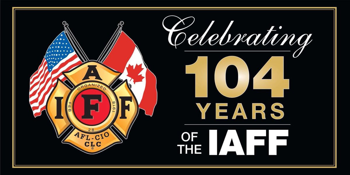 Local1403's tweet image. The International Association of Fire Fighters was organized on February 28, 1918! 

104 years later, it’s 36 delegates representing 24 local fire fighter unions convene in Washington, DC. #UnionStrong #Local1403 #Proud #HappyAnniversary @IAFFNewsDesk