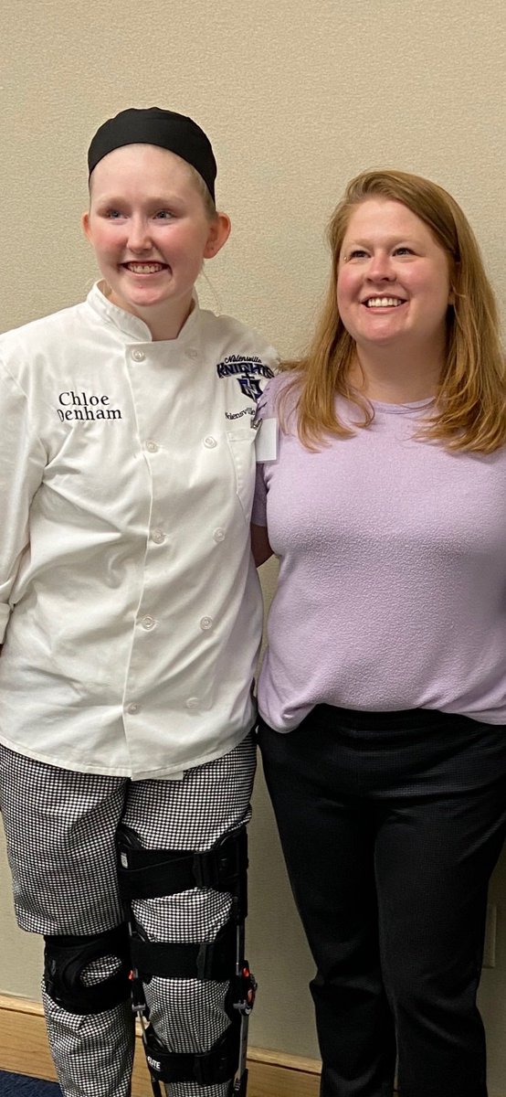 wcsNHSculinary's tweet photo. The Tennessee ProStart Invitational was a success! The Hospitality Management won 2nd place and Chloe Denham won “Best in Show” for Culinary Arts! So proud!! #prostart @ProStart https://t.co/LuX3XaJbID